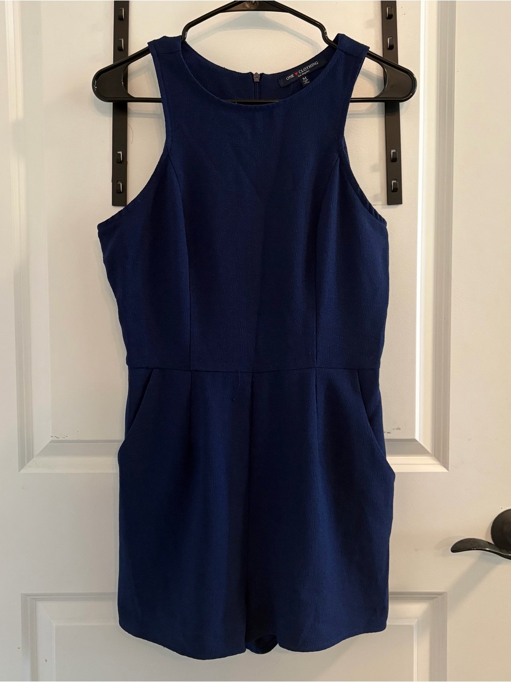 Navy Sleeveless Romper